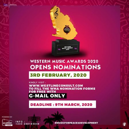 Westline Entertainment Opens Nominations For 4th Edition of Western Music Awards