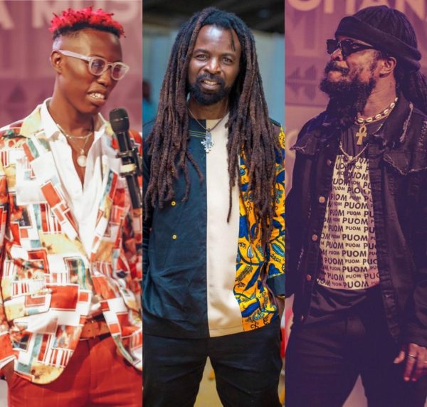 Rocky Dawuni, Ras Kuuku and J. Derobie