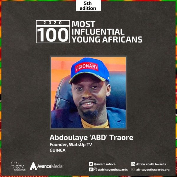 Abd Traore 100 Most Influential Young Africans 2020