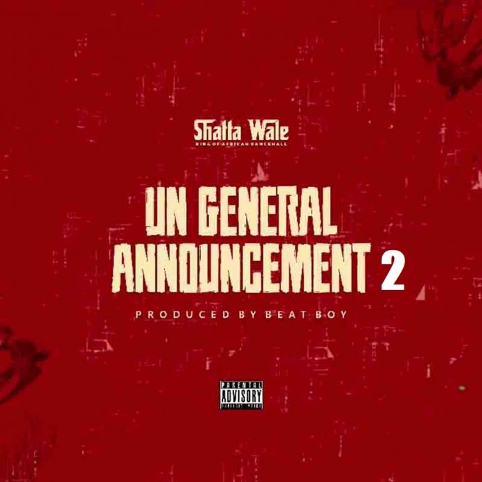 Shatta Wale - UN General Announcement 2 (Samini Diss)
