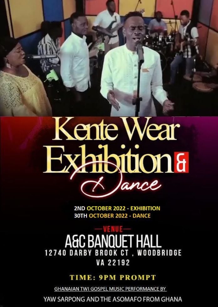 Kente Wear Exhibition and Dance Scheduled for 2nd & 30Th of October, 2022
